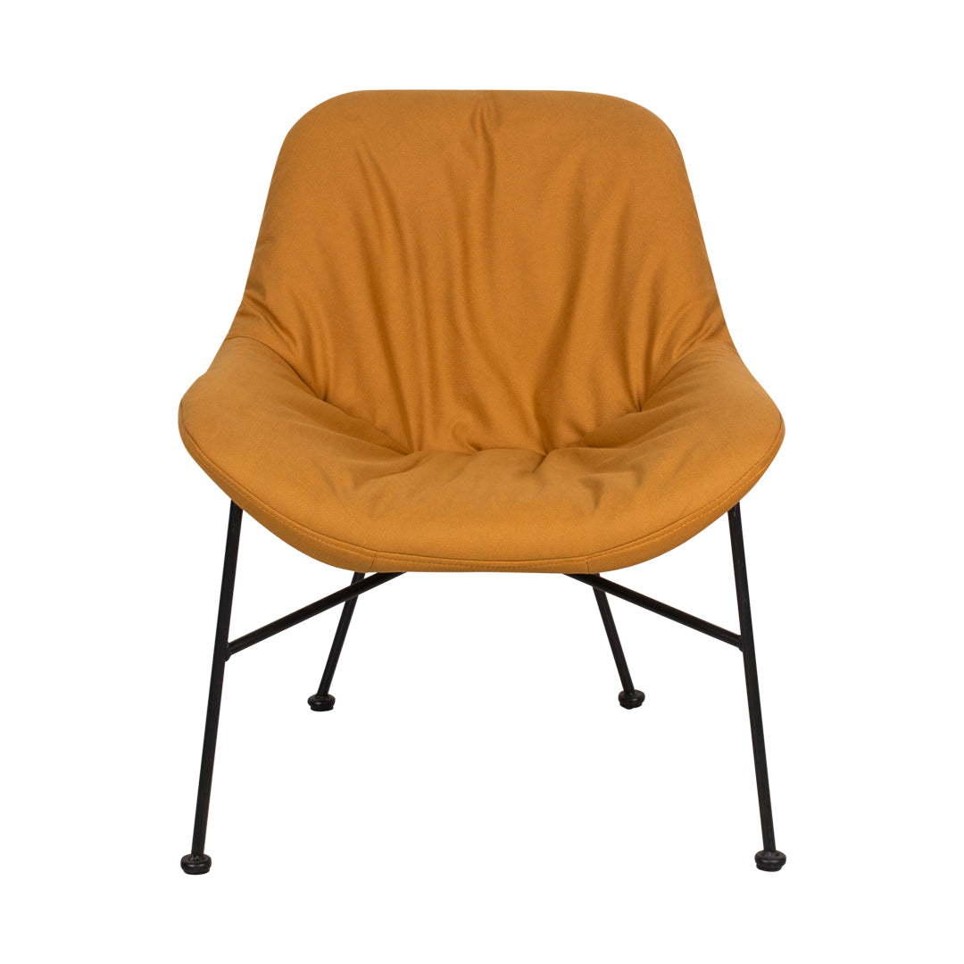 Roselyn Lounge Chair in Premium Suede Fabric