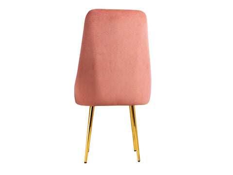Alaska Dining Cum Lounge Chair in Golden Legs