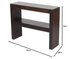 Trellis Solid Wood Free Standing Console