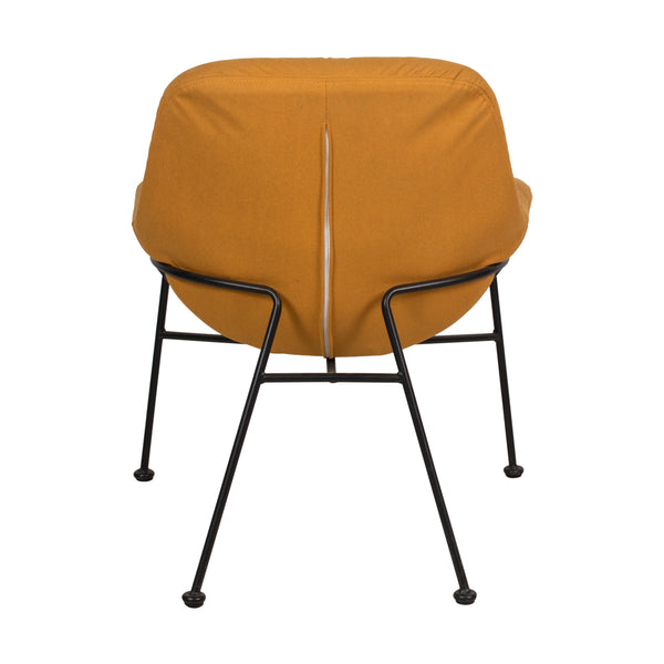Roselyn Lounge Chair in Premium Suede Fabric