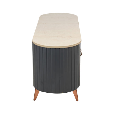 Misty TV Console With Marble Top