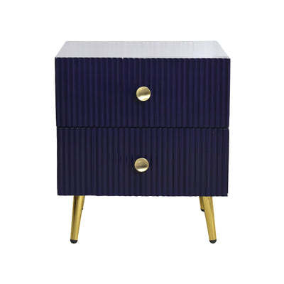 Brody Side Table in Blue Color