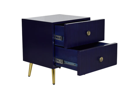 Brody Side Table in Blue Color
