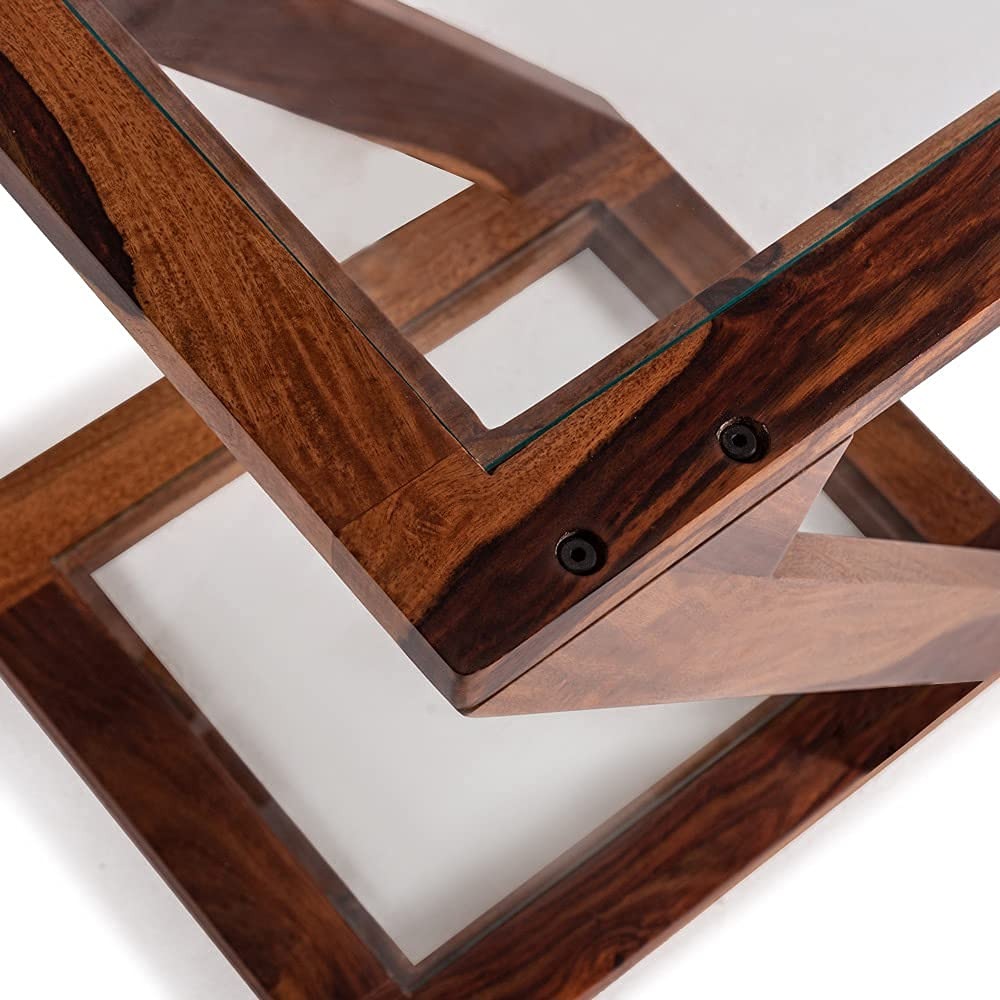 Pesia Sheesham Wood Table for Bedroom or Living Room