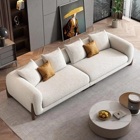 Oslo Sofa in Premium Boucle Fabric