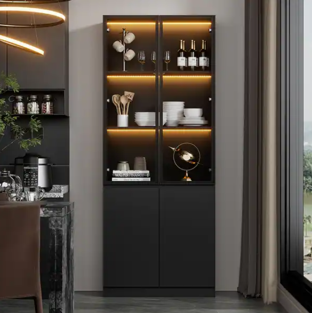 Elegance Crockery& Bar Cabinet