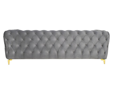 Dinzo Chesterfield 8 Seater Pure Leather Sofa