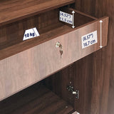 Gingham 2 Door Wardrobe Without Mirror