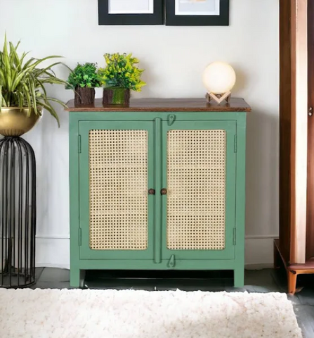 Cane Fusion Accent Cabinet