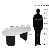 Felix 6 Seater Marble Dining Table