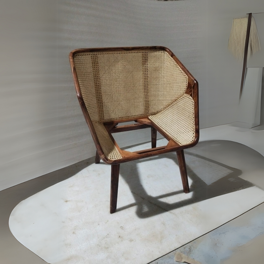 Theodore Cane Chair Sheesham Wood