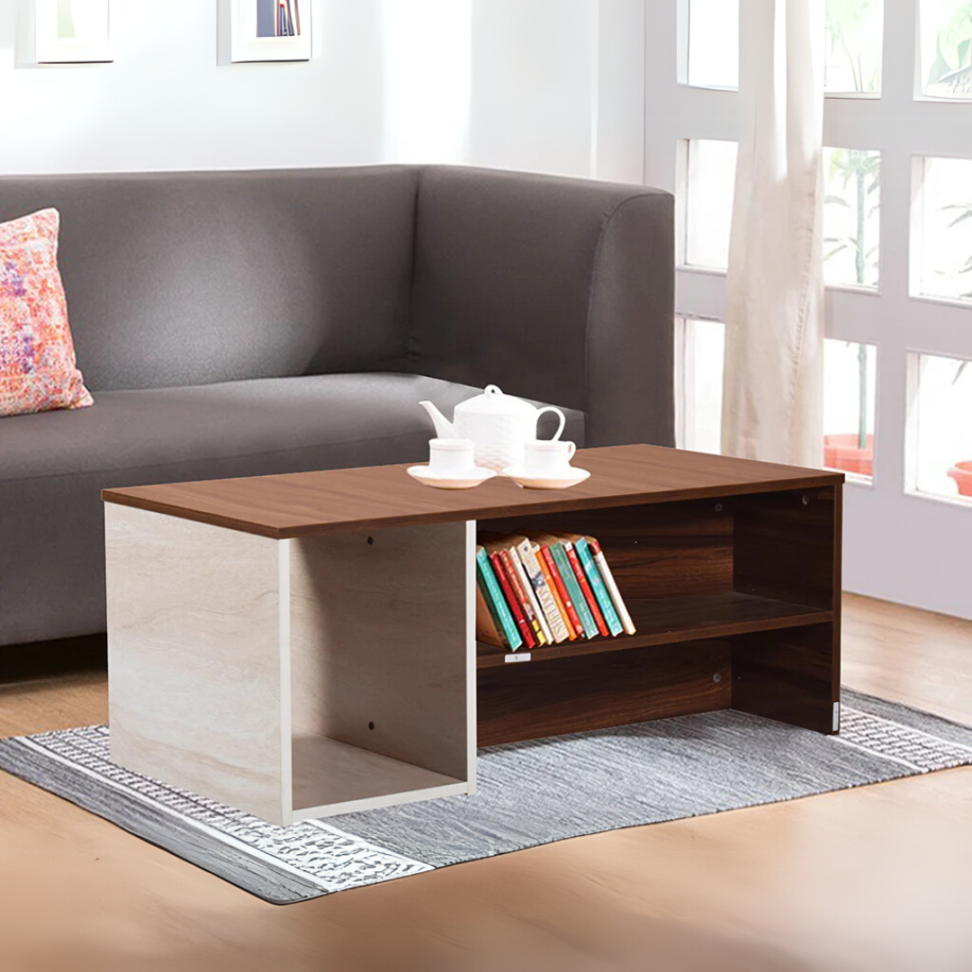Jordon Coffee Table White Oak (Walnut) Finish
