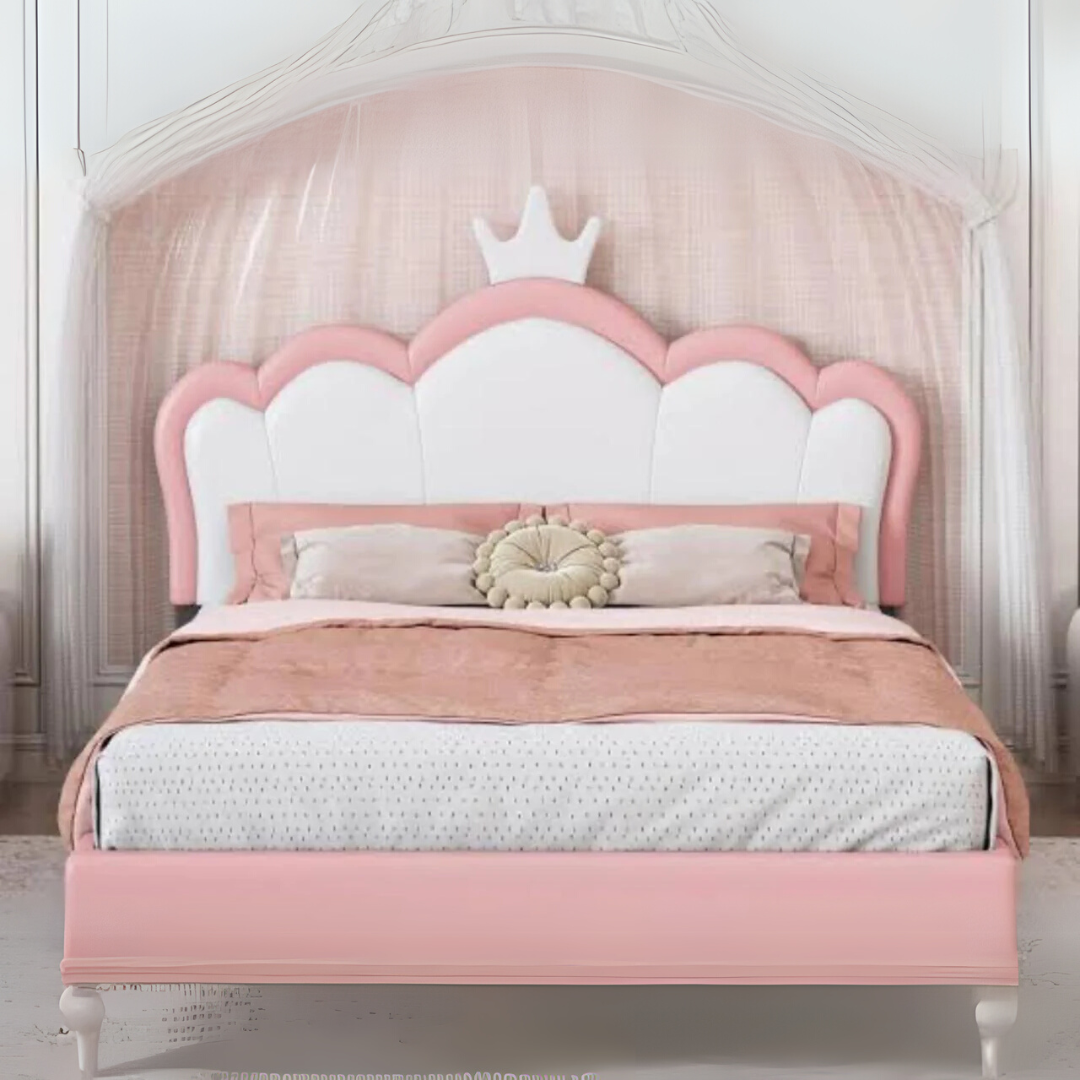 Kids Cloud Bed in Velvet Fabric