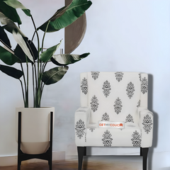 Hume Wing Chair Solid Wood Living Room Chair