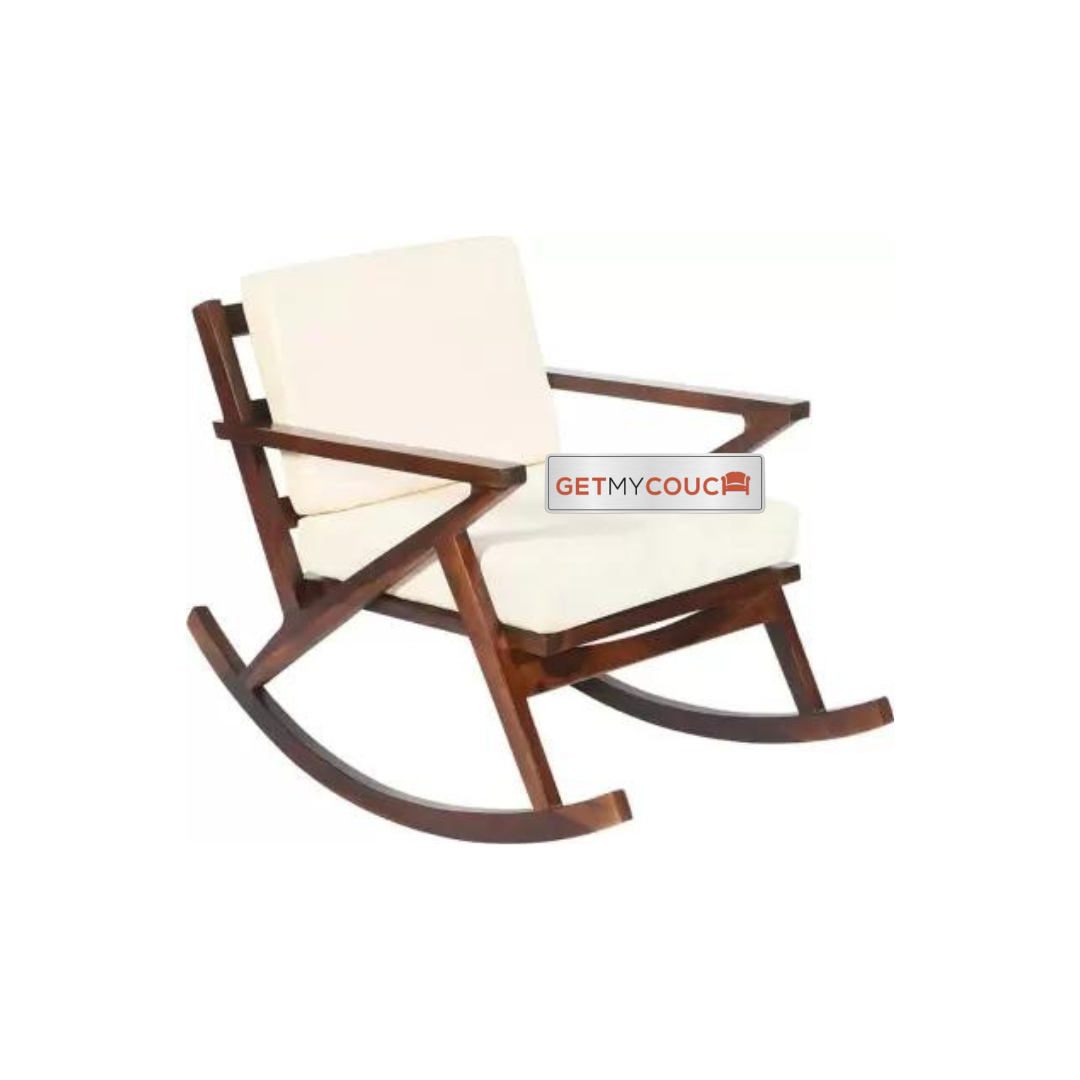 Alonzo Solid Wood 1 Seater Rocking Chairs