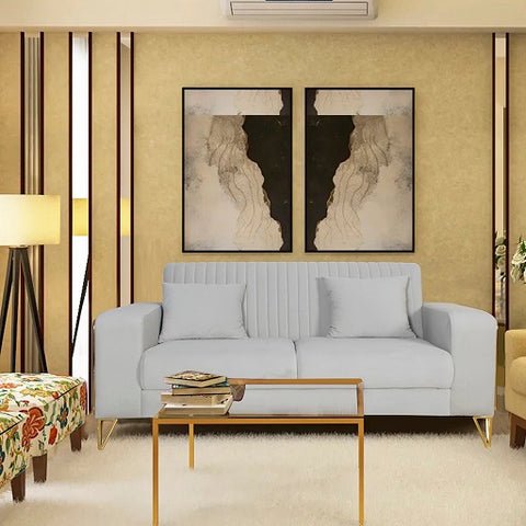 Maverick Sofa Set ( With Golden Frame)