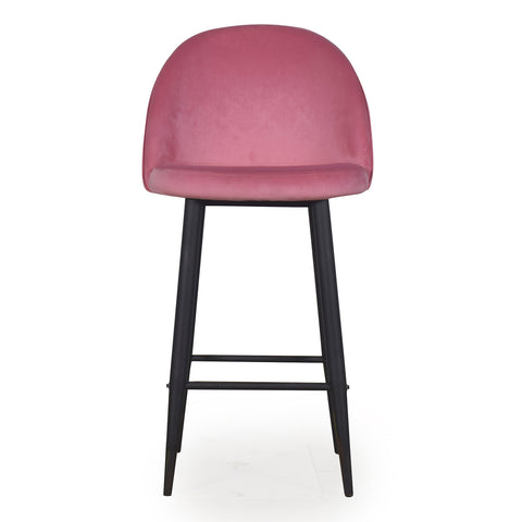 Noel Bar Chair In Premium Pink Color
