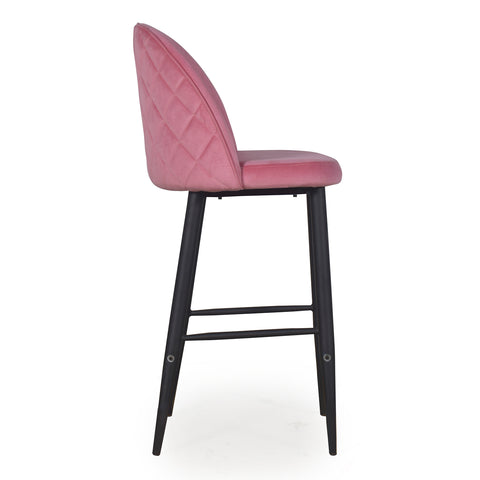 Noel Bar Chair In Premium Pink Color