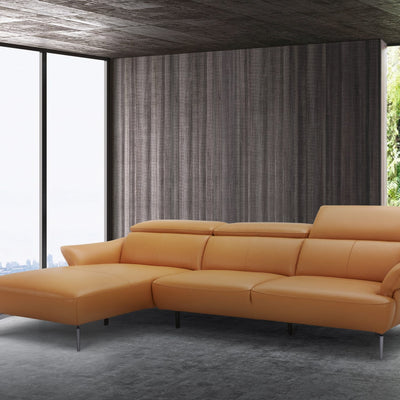 Edward Leatherette  Sectional Sofa