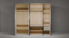Mysterio Modular Wardrobe in HDHMR Board - Customizable