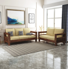 Zarine 3+2 Sofa in Sheesham Wood