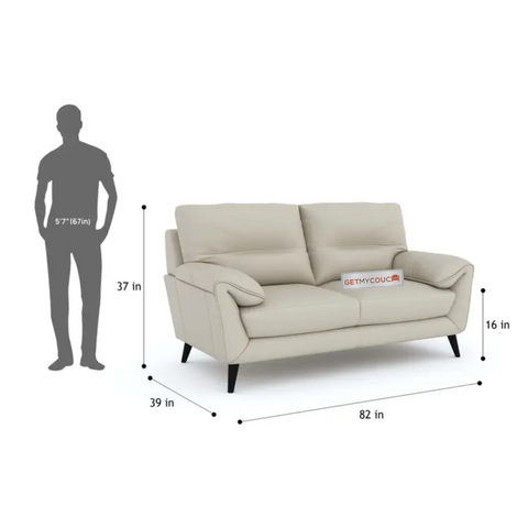Sundowner TopGrain Leather 3 Seater Sofa