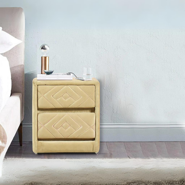 Bartha Side Table in Cream Color