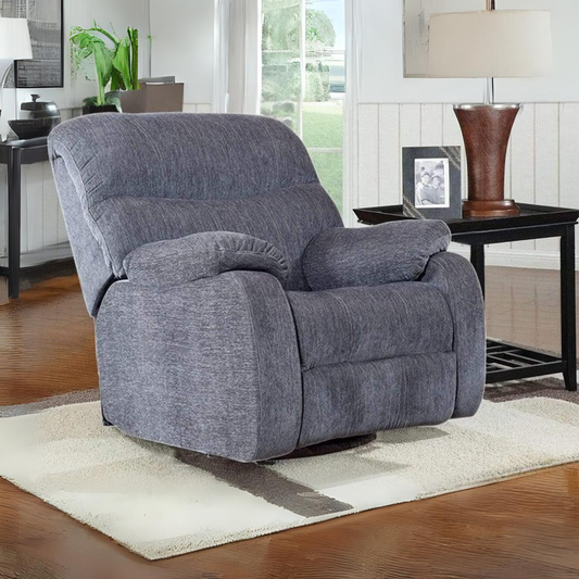 Molly Recliner In Grey Fabirc