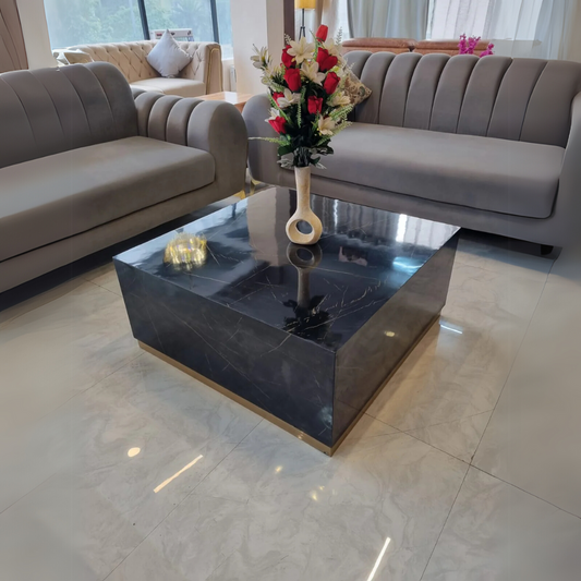 Brave Coffee Table in Faux Marble Top