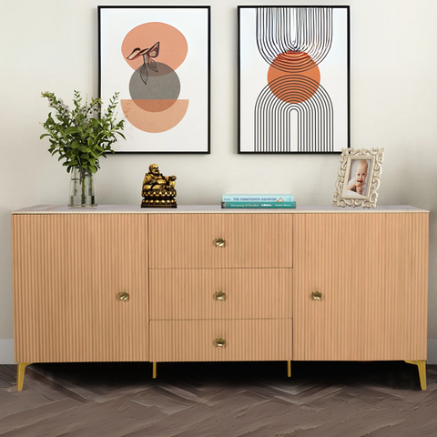 Scandivian Sideboard  with Marble Top