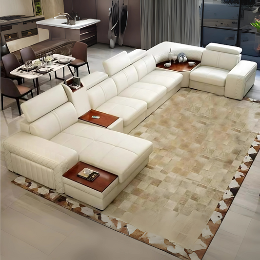 Theodore Sectional Sofa in Premium Fabric