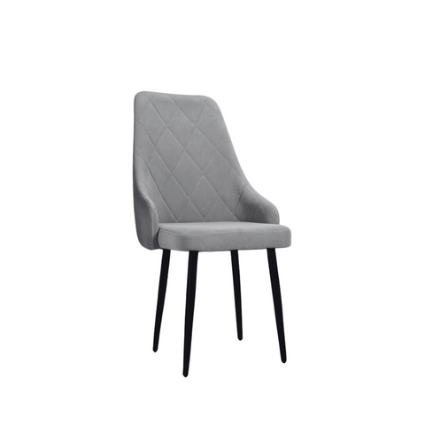 Alaska Dining Cum Lounge Chair in Black Legs