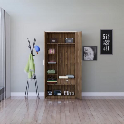 Everly 2 Door Wardrobe in High Density Engineered Wood