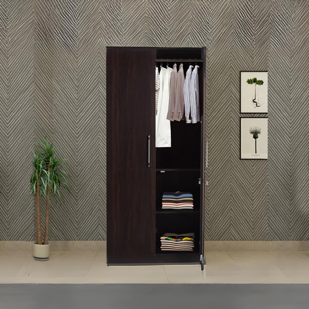 Daniel 2 Door Wardrobe in High-Density Engineered Wood