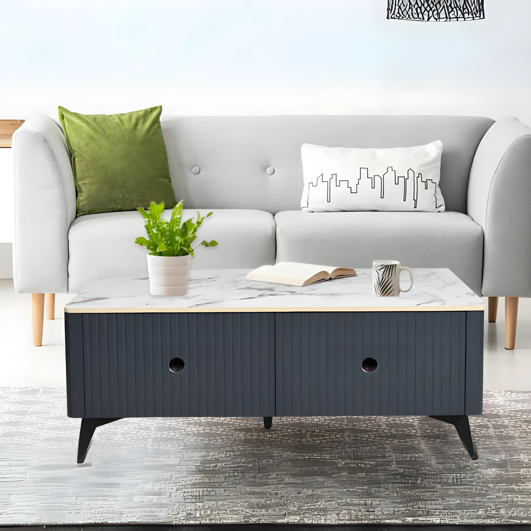 Steven Storage Coffee Table in Onyx Top