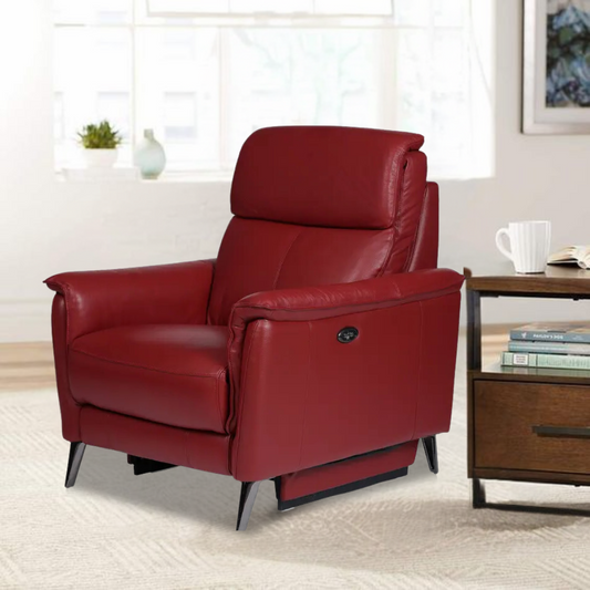 Daisy Motorized Recliner In Leather