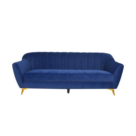 Marco Sofa Set In Velvet Fabric