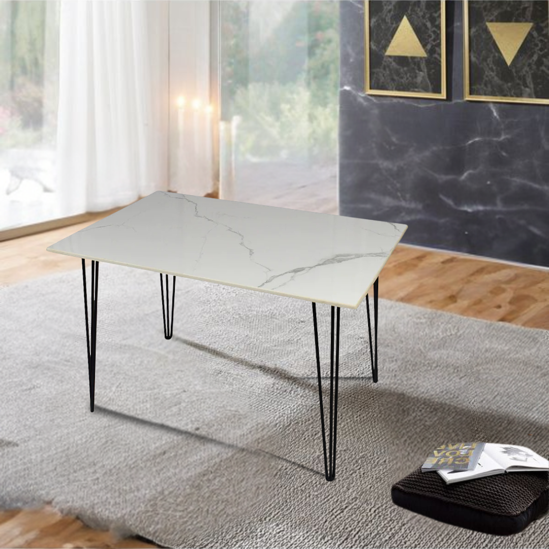 Stella 4 Seater Marble Dining Table