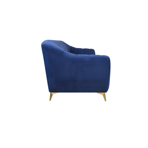 Marco Sofa Set In Velvet Fabric