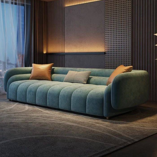 Maria Sofa In Premium Sued Fabric