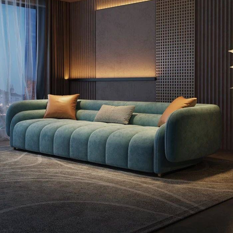 Maria Sofa In Premium Sued Fabric