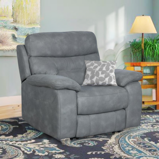 Paradise 1 Seater Motorized Recliner in Grey Color