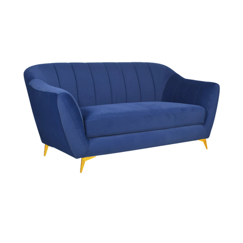 Marco Sofa Set In Velvet Fabric