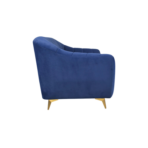Marco Sofa Set In Velvet Fabric