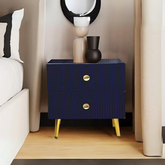 Brody Side Table in Blue Color