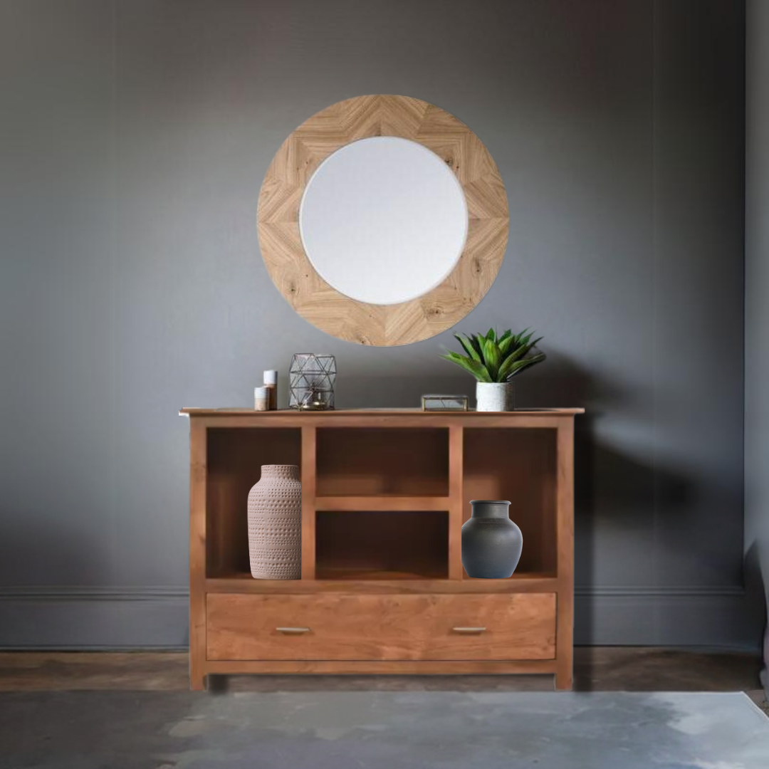 Moquette Solid Wood Console Table in Acacia Wood