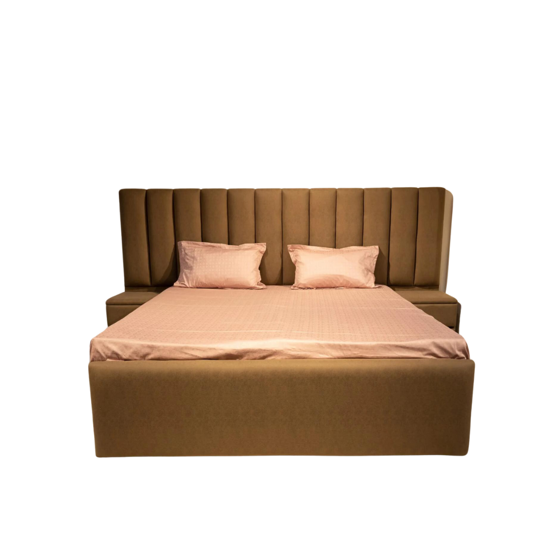 Divine Upholstered Bed with Hydraulic Storage
