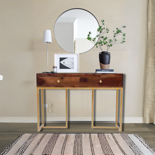 Phoebe Sheesham Solid Wood Console Table