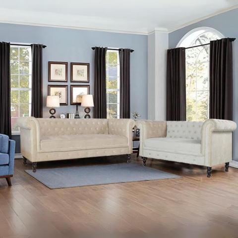 Chesterfield Sofa White Tufted Sofa Set Buy Berlin Chesterfield