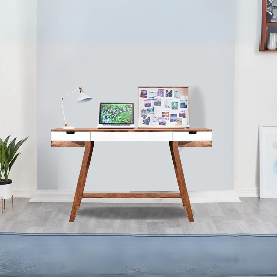 Buy Truman Study Table With Two Drawer - GetMyCouch